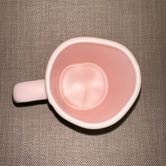 Rae Dunn Artisan “Cat Lover” Light Pink Ceramic Mug EUC - Picture 3 of 4